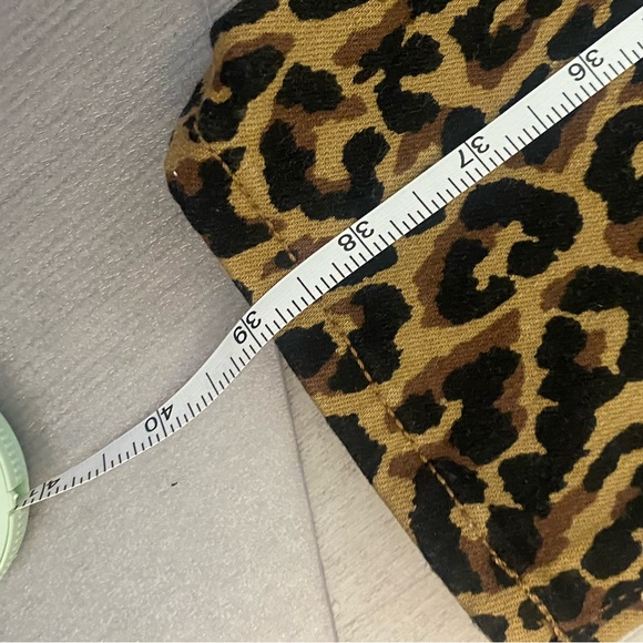 J. Crew EUC Leopard Jeans High Rise Black, Tan & Brown Size 31 - Picture 12 of 15